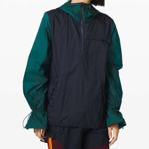 RARE lululemon x roksanda break new ground jacket lightweight running waterproof